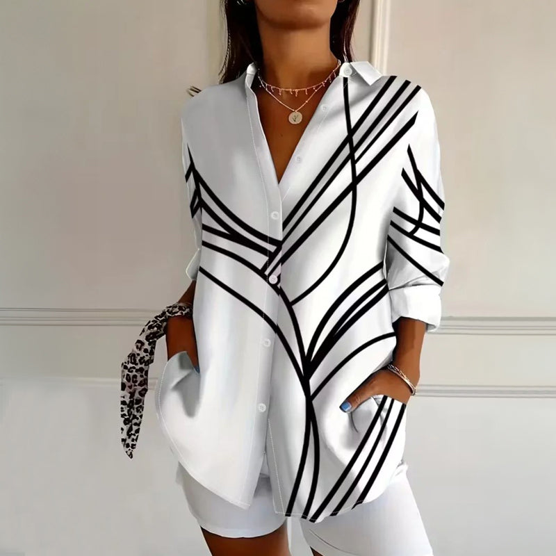 Long Sleeves Vintage Casual Blouse