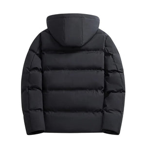 Elegant Hooded Fleece Jacket